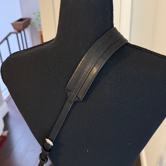 Rebecca Minkoff Black Bowery Leather Crossbody Bag Silver Hardware - Picture 10 of 13